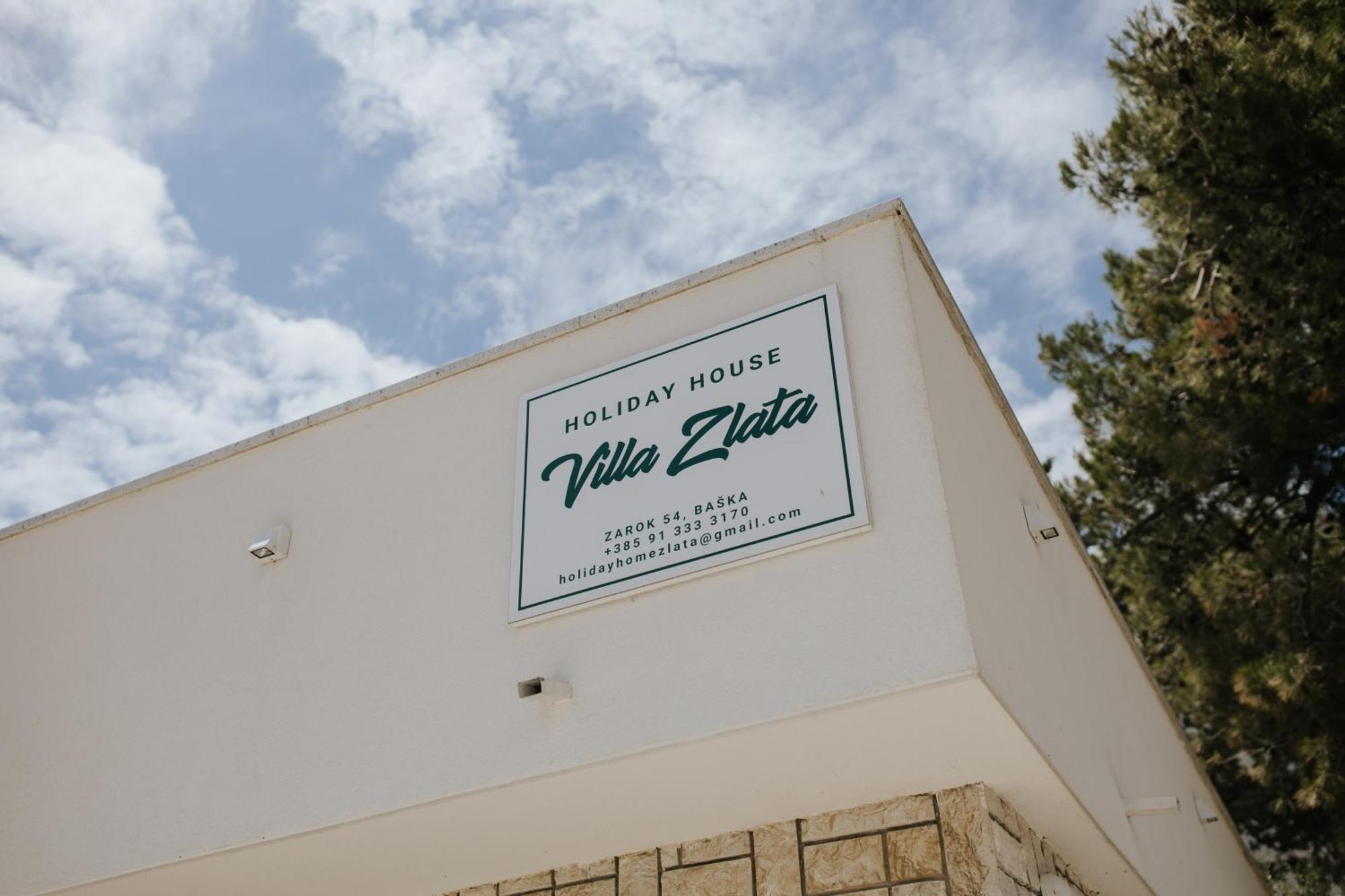 Villa Zlata - Holiday House Baska  Bagian luar foto
